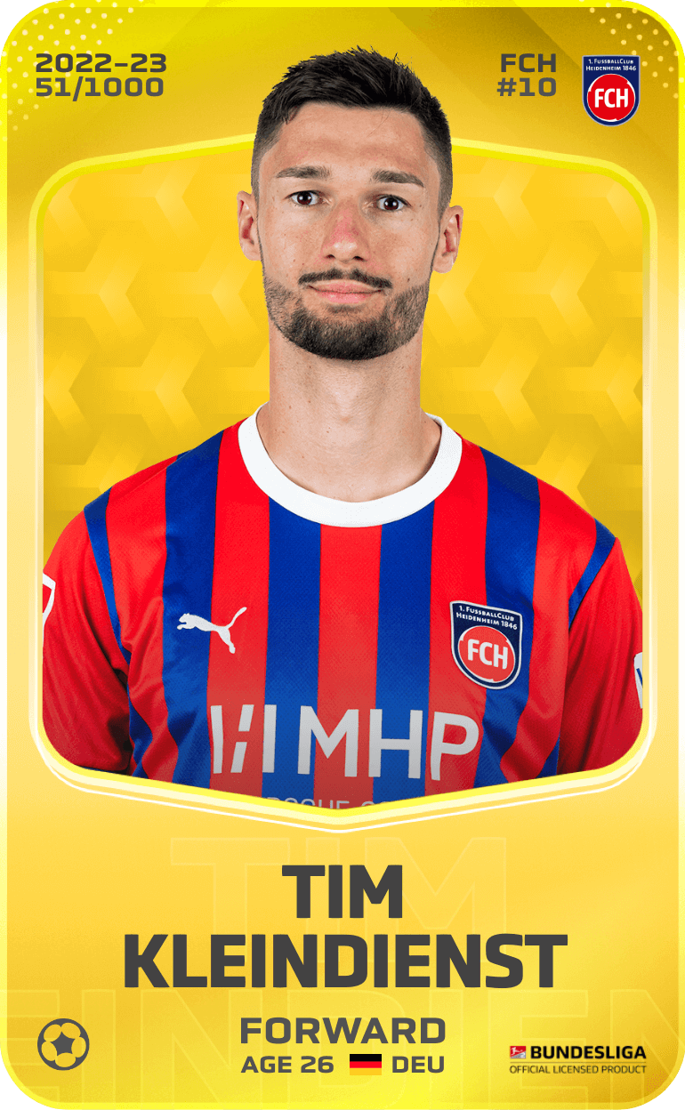 Tim Kleindienst 2022-23 • Limited 51/1000