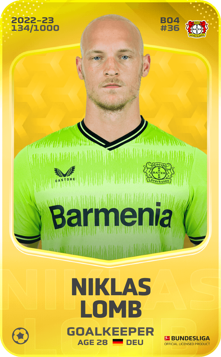 Niklas Lomb 2022-23 • Limited 134/1000