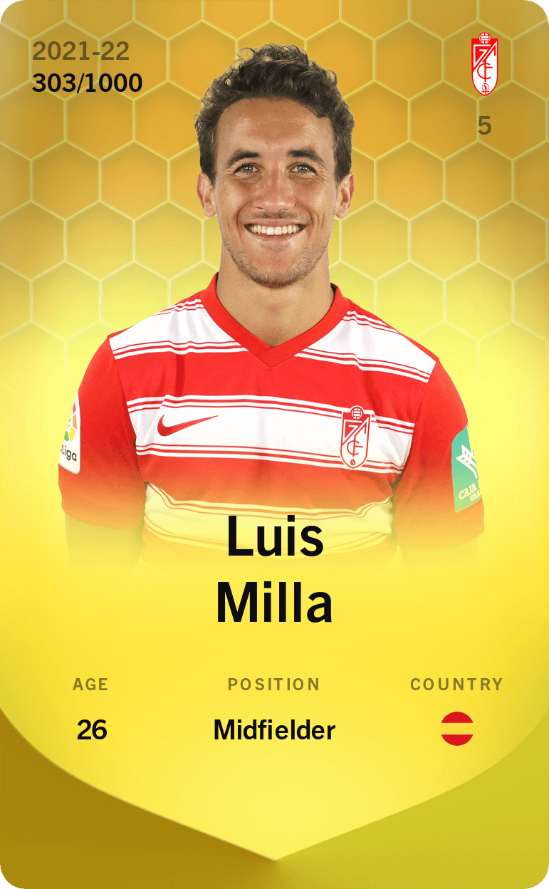 Luis Milla 2021-22 • Limited 303/1000