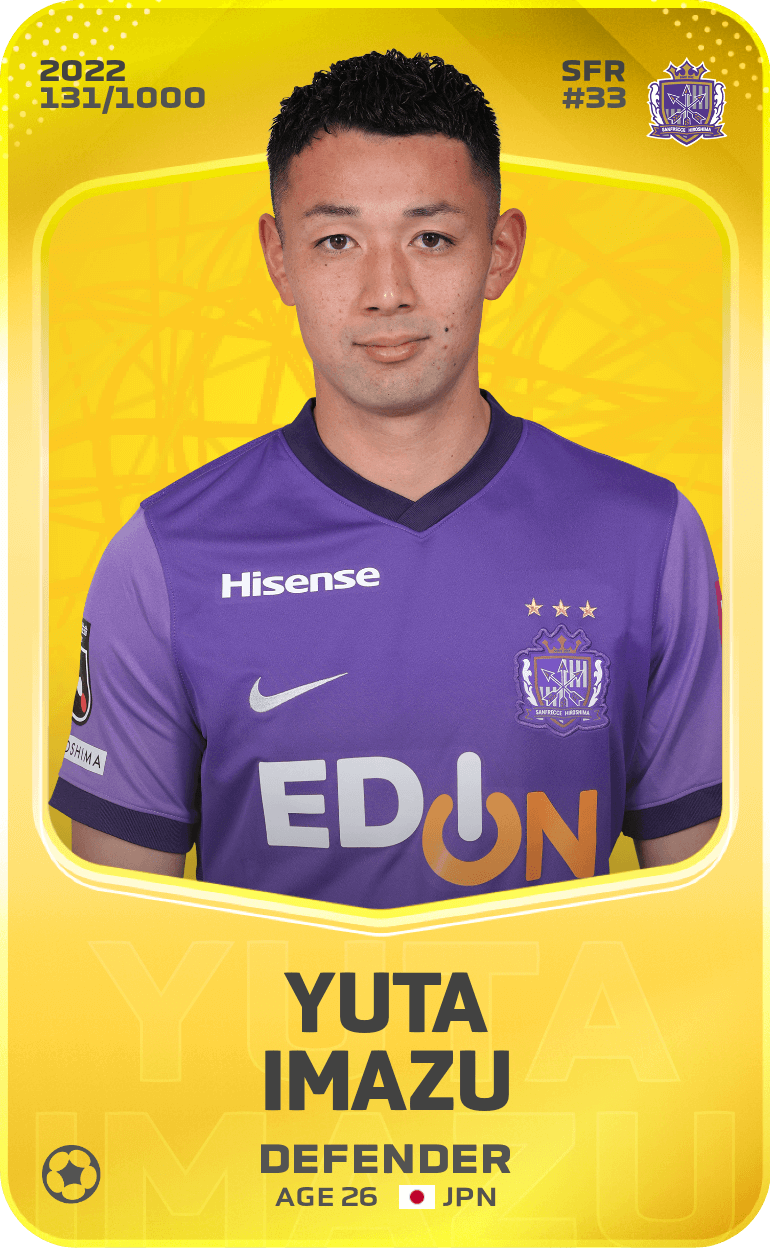 Yuta Imazu 2022-23 • Limited 131/1000