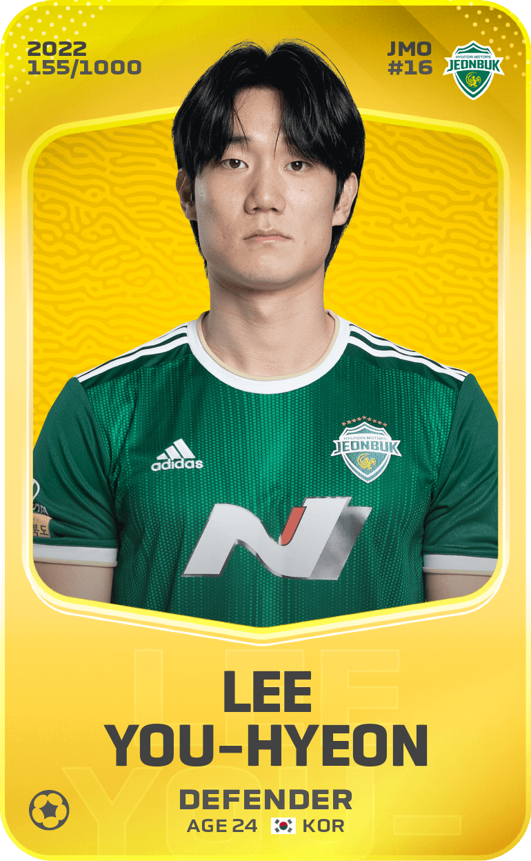 Lee You-Hyeon 2022-23 • Limited 155/1000