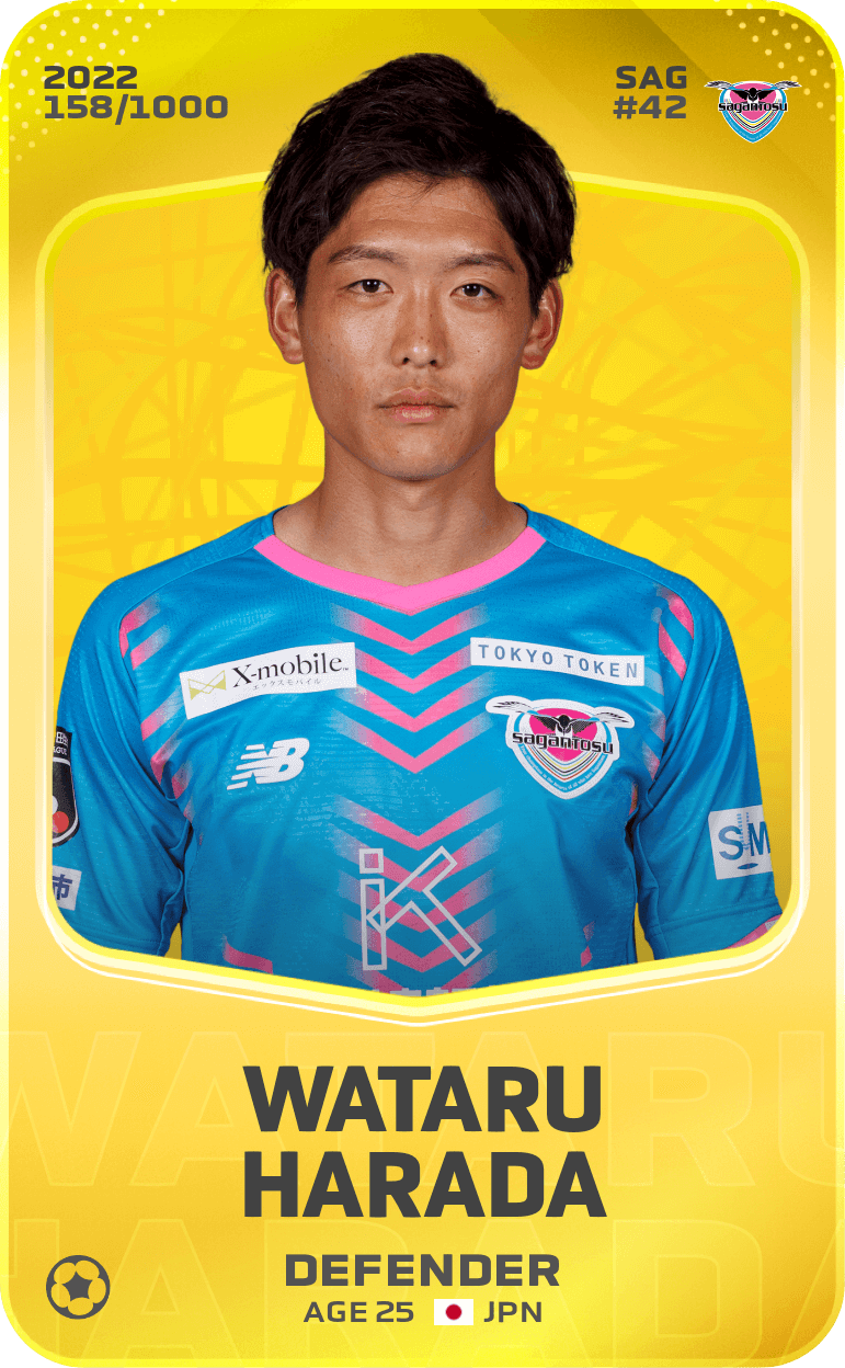 Wataru Harada 2022-23 • Limited 158/1000