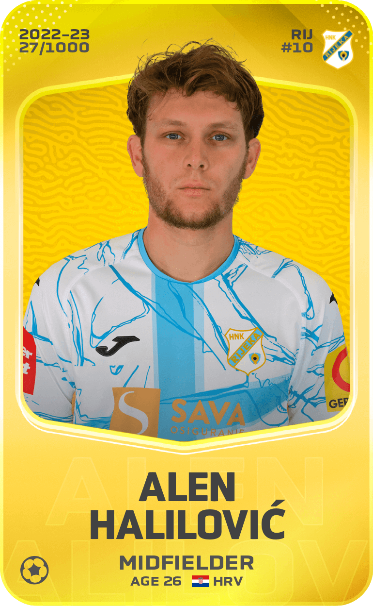 Alen Halilović 2022-23 • Limited 27/1000