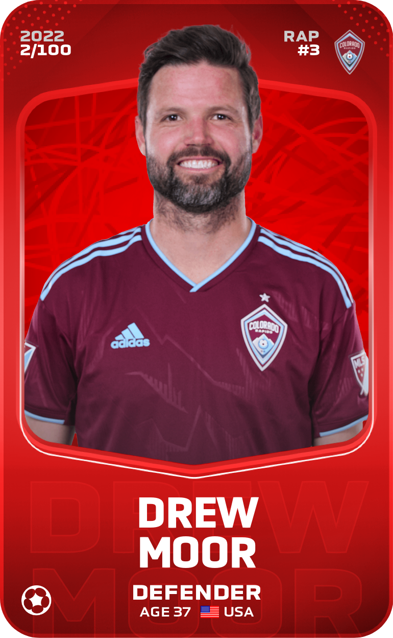 Sorare - Sorare Official - Drew Moor 2022-23 • Rare 2/100 - NFT # 91721277826077527502286604632388035772855520684418382747363693538213795968992