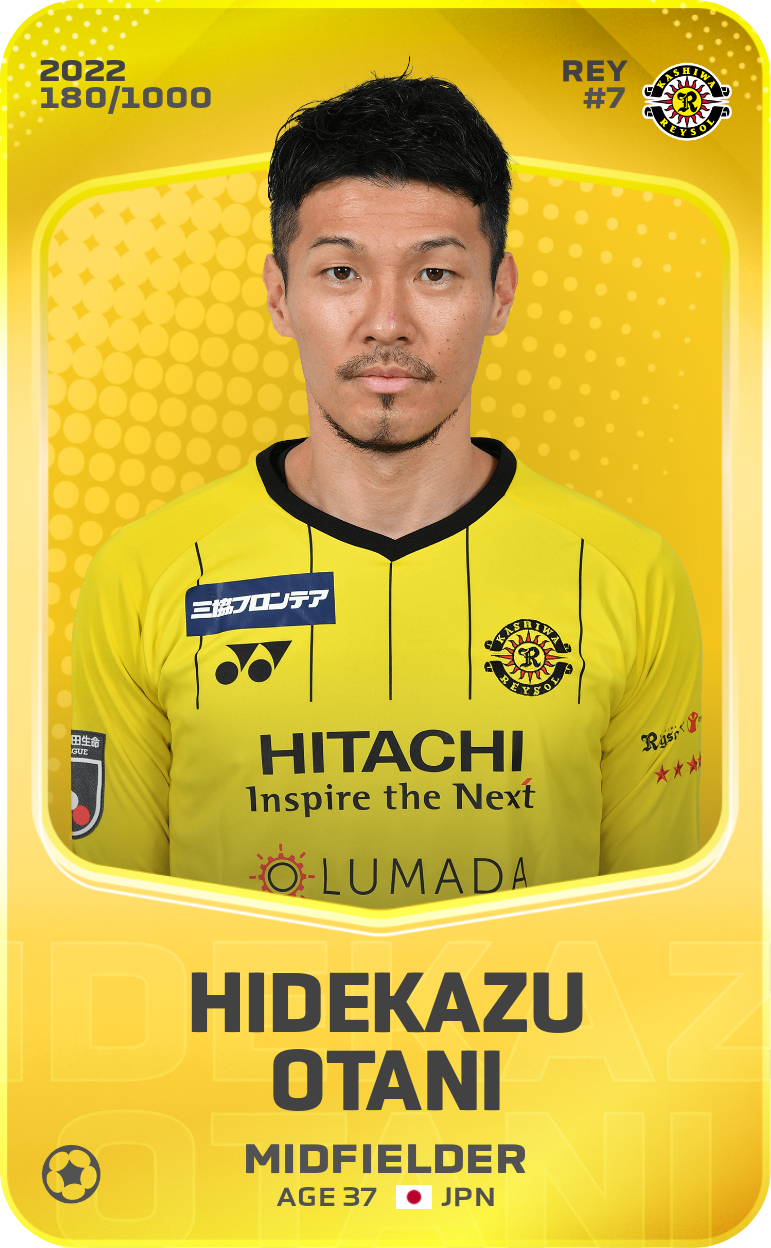 Sorare - Sorare Official - Hidekazu Otani 2022-23 • Limited 180/1000 - NFT # 19548662685558586367928959093358832311104088677244676086772728784388831070445