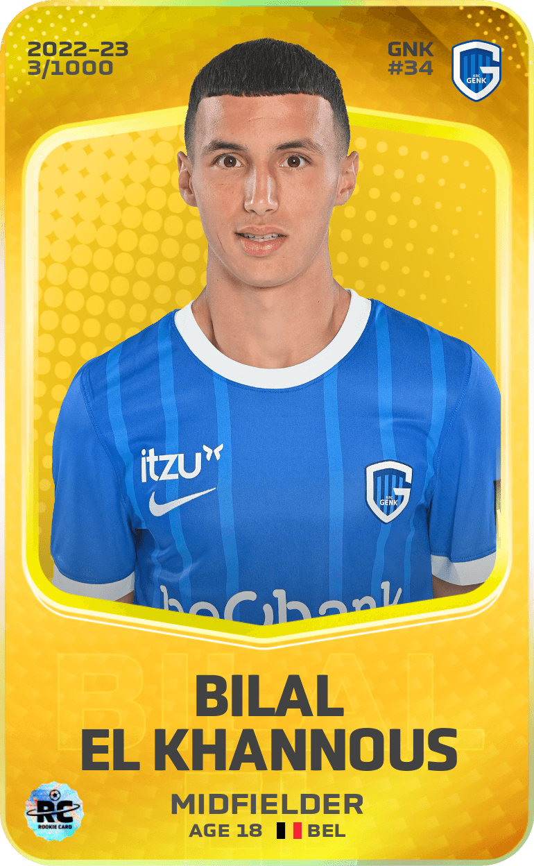 Bilal El Khannous 2022-23 • Limited 3/1000