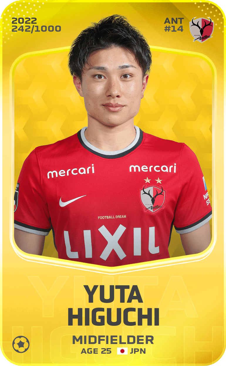 Yuta Higuchi 2022-23 • Limited 242/1000