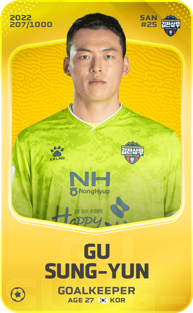 Gu Sung-Yun 2022-23 • Limited 207/1000