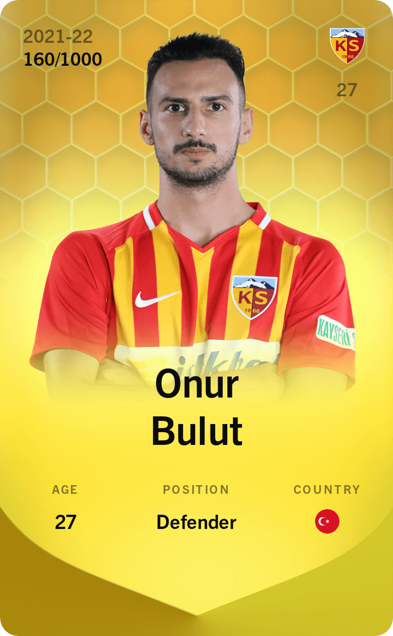 Onur Bulut 2021-22 • Limited 160/1000