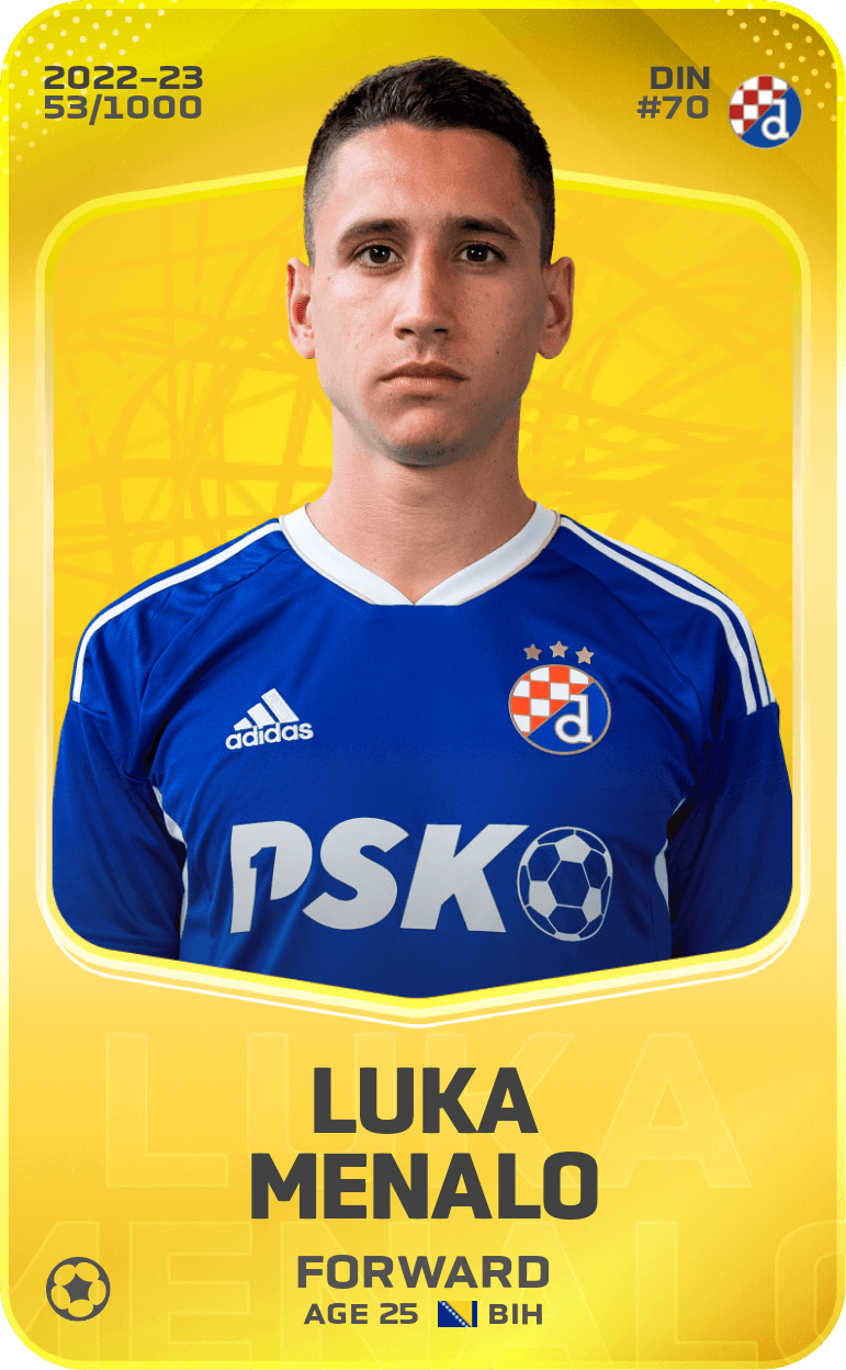 Luka Menalo 2022-23 • Limited 53/1000