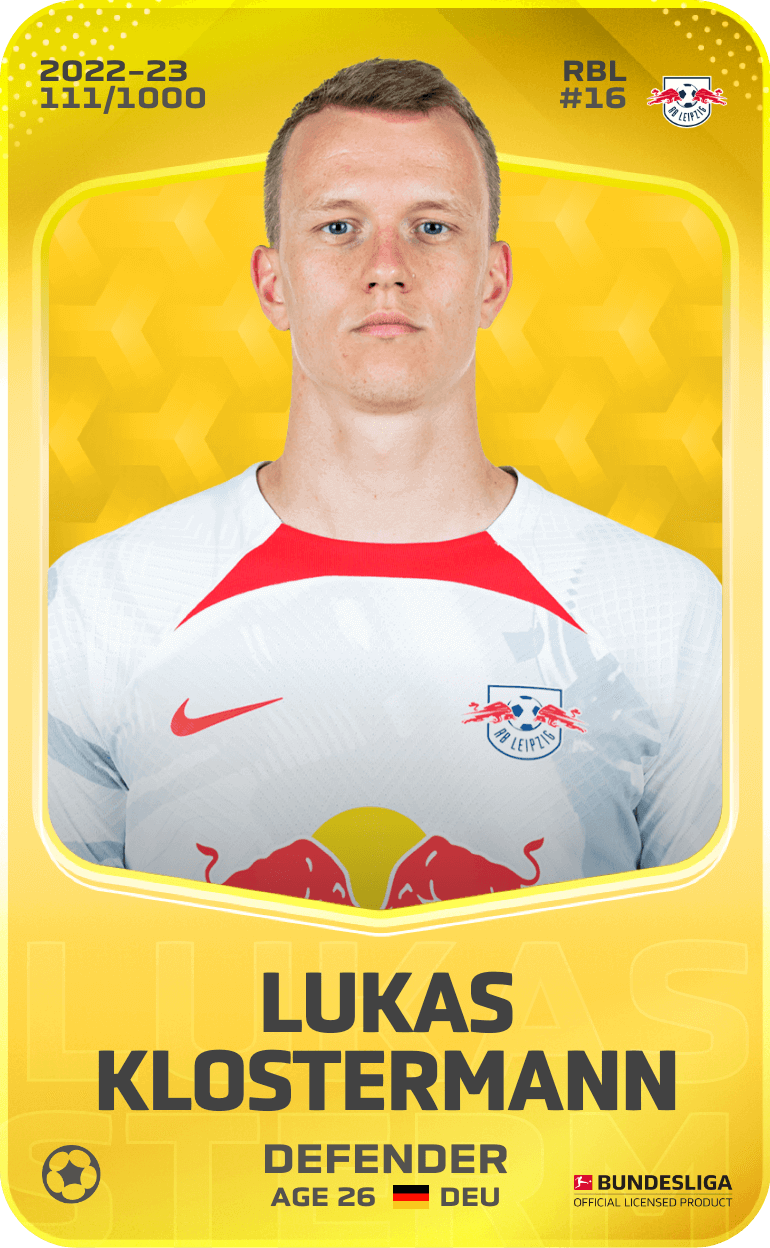 Lukas Klostermann 2022-23 • Limited 111/1000