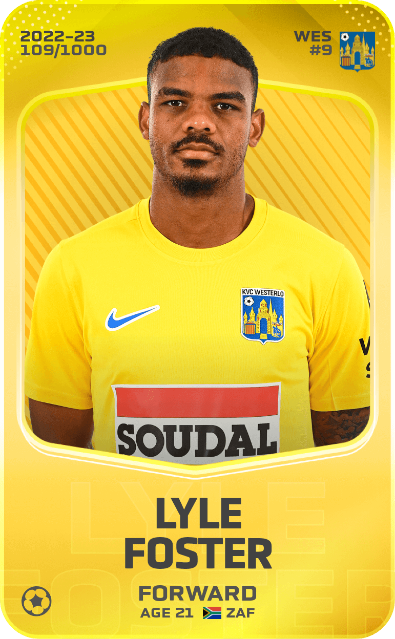 Lyle Foster 2022-23 • Limited 109/1000