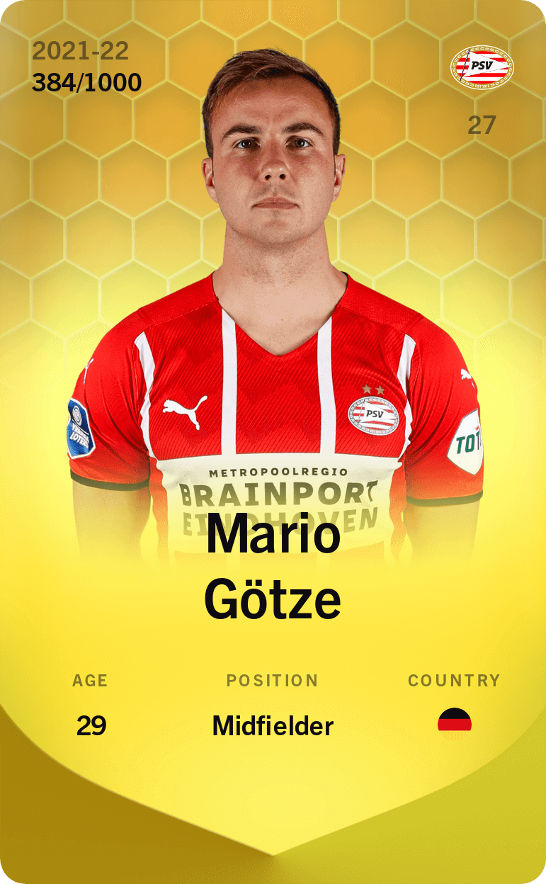 Mario Götze 2021-22 • Limited 384/1000