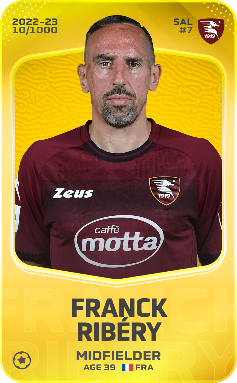 Franck Ribéry 2022-23 • Limited 10/1000