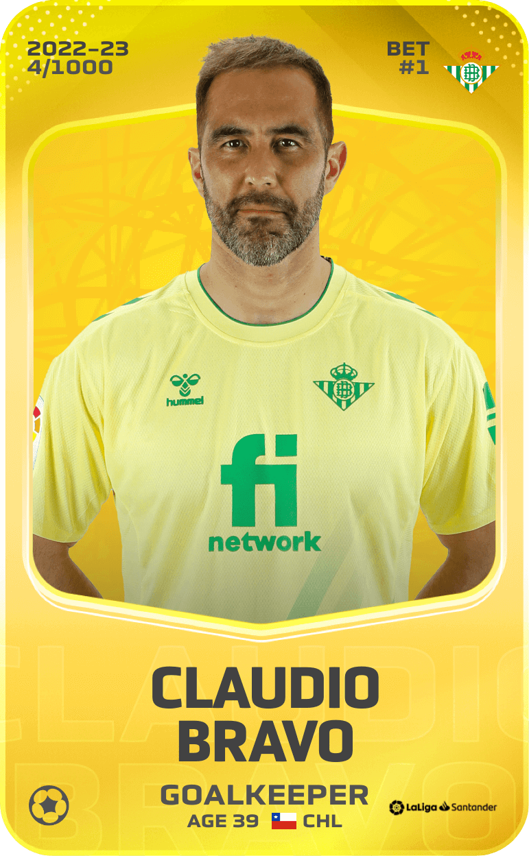 Claudio Bravo 2022-23 • Limited 4/1000
