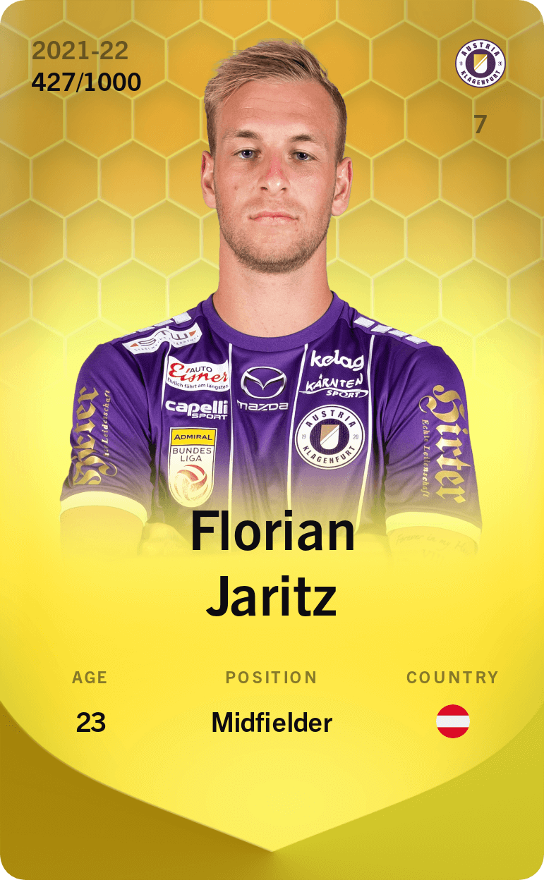 Florian Jaritz 2021-22 • Limited 427/1000