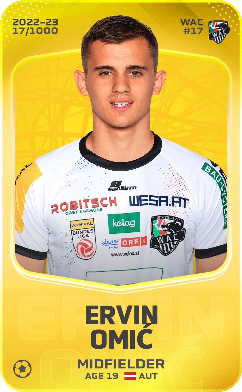 Ervin Omić 2022-23 • Limited 17/1000
