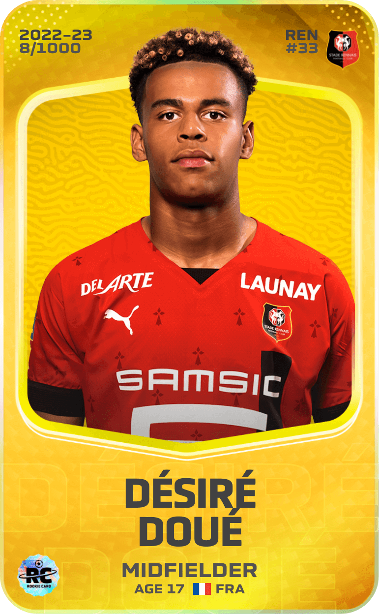 Désiré Doué 2022-23 • Limited 8/1000