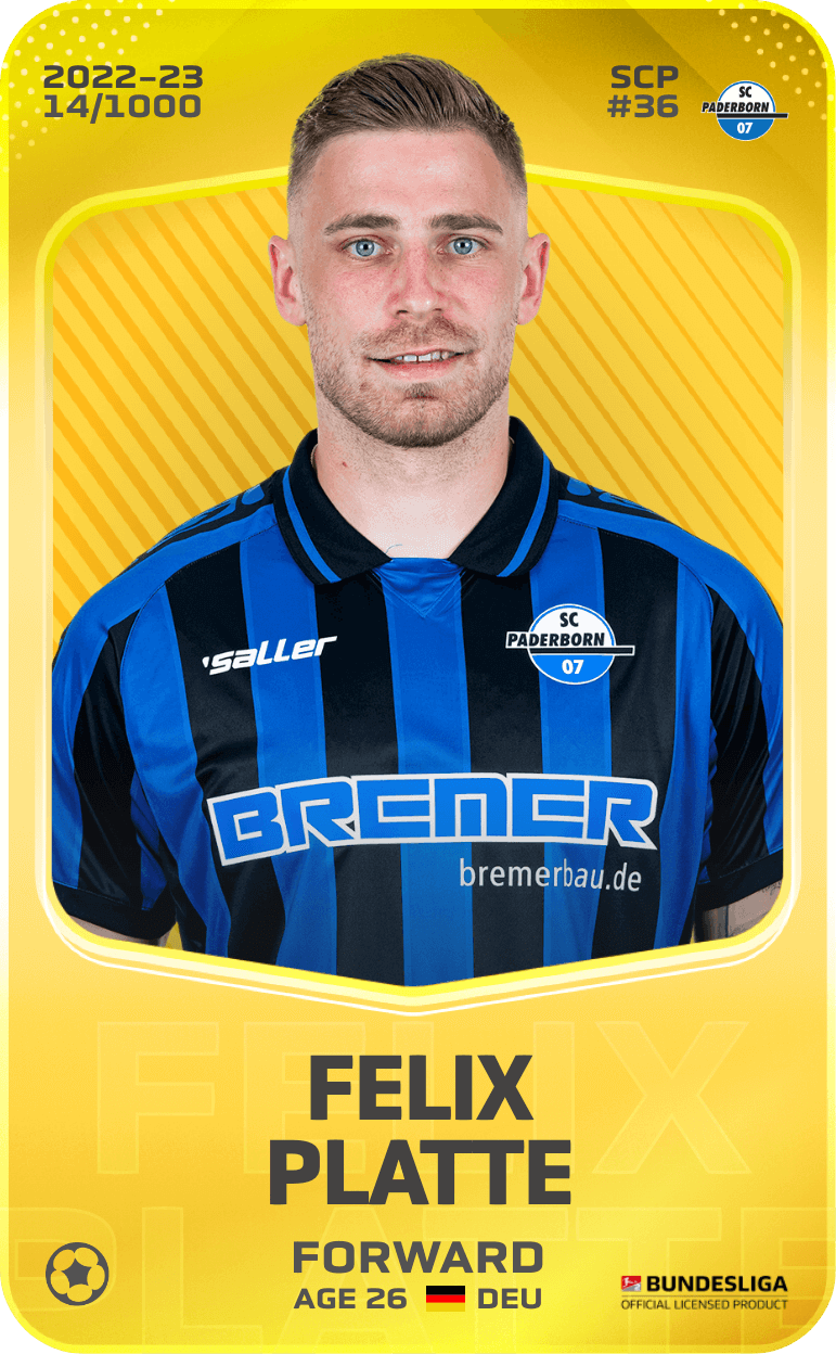 Felix Platte 2022-23 • Limited 14/1000