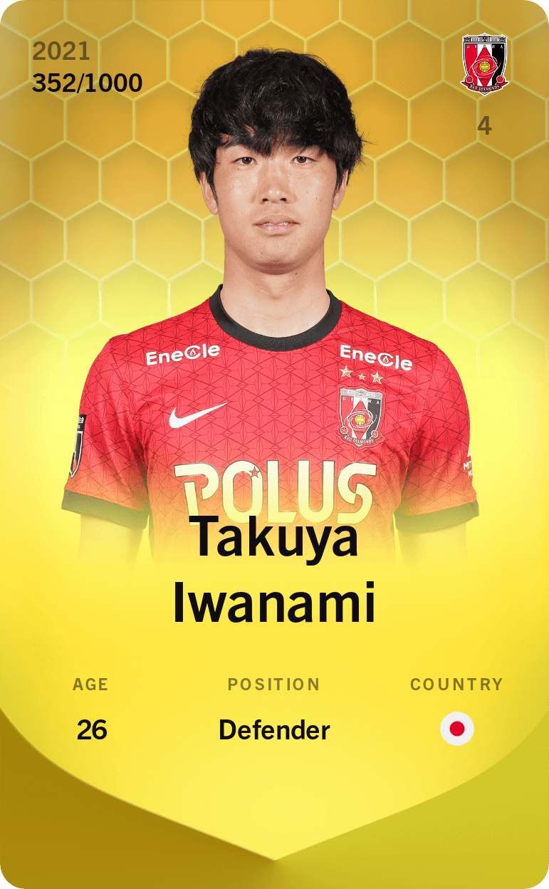 Takuya Iwanami 2021-22 • Limited 352/1000