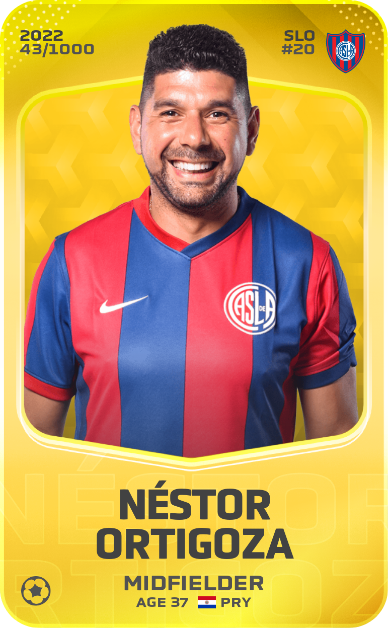 Sorare - Sorare Official - Néstor Ortigoza 2022-23 • Limited 43/1000 - NFT # 48221526900021669695278144336313565827980562579940533121640565984017911238566