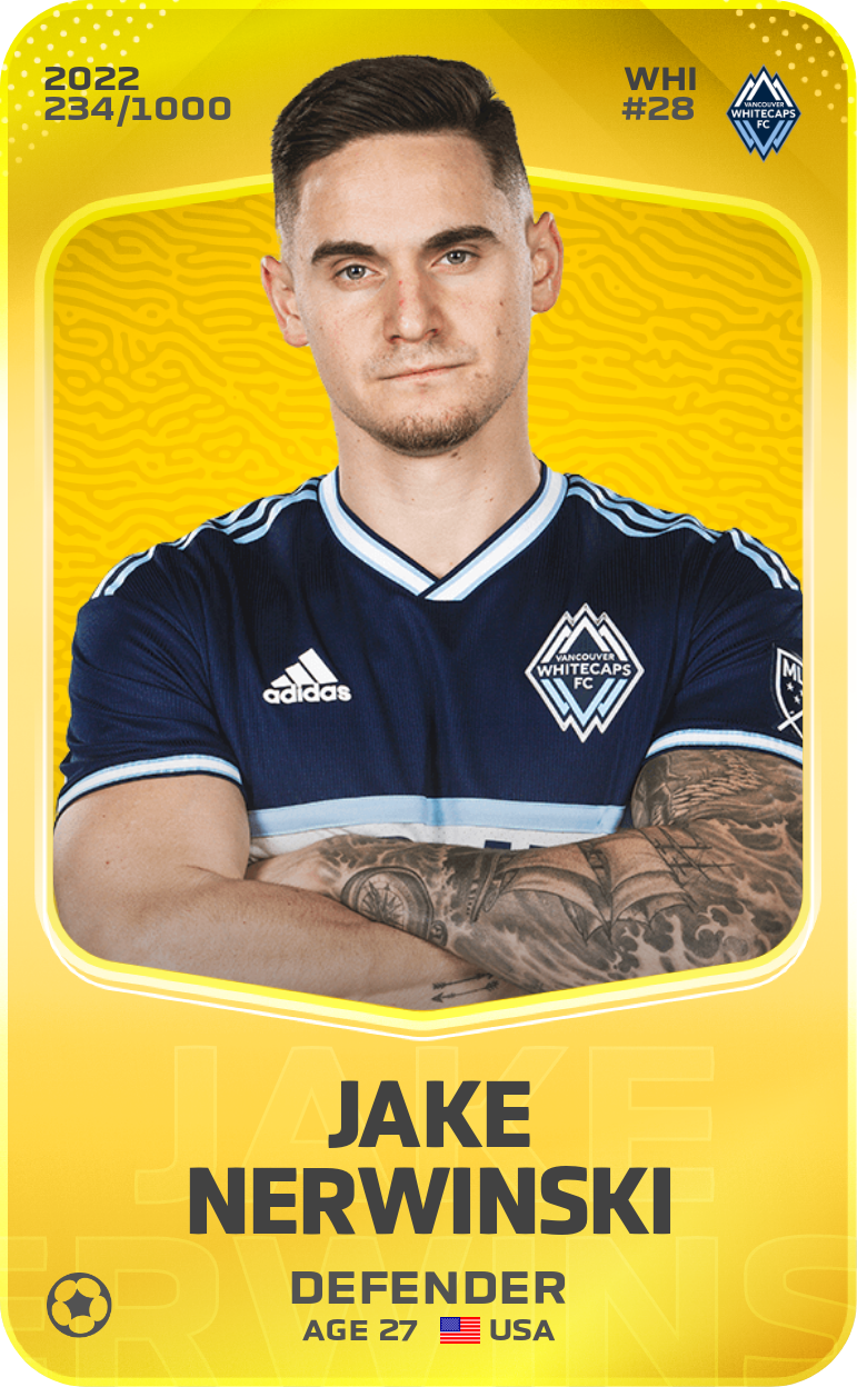 Sorare - Sorare Official - Jake Nerwinski 2022-23 • Limited 234/1000 - NFT # 97822880357572816326811448456948298523194270609455419021056096282071268738414