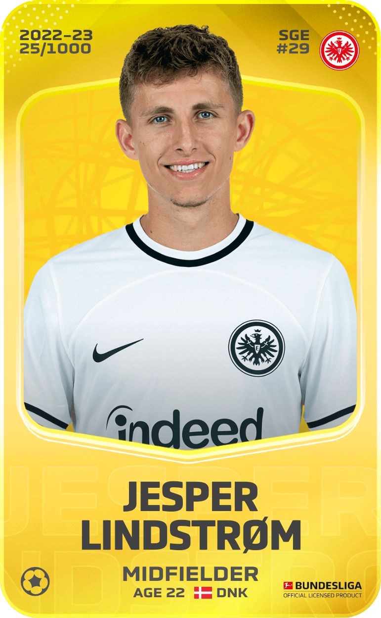 Jesper Lindstrøm 2022-23 • Limited 25/1000