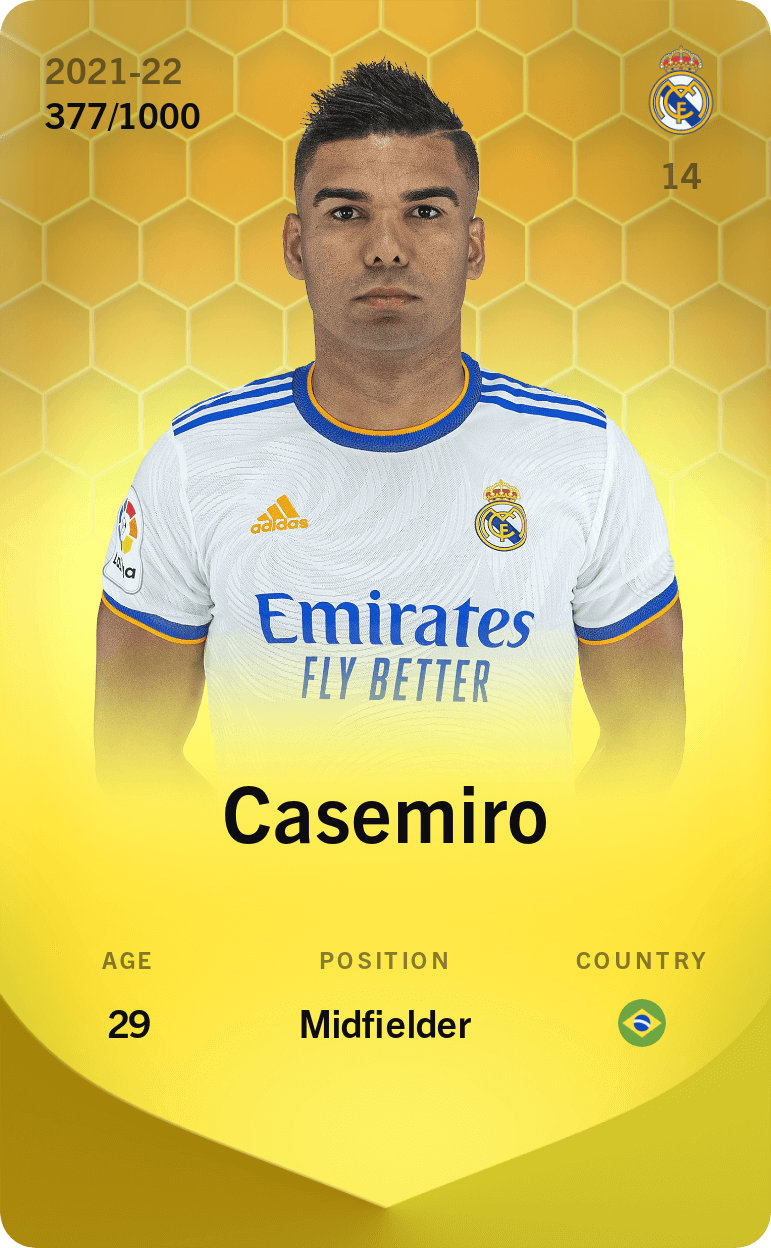 Casemiro 2021-22 • Limited 377/1000