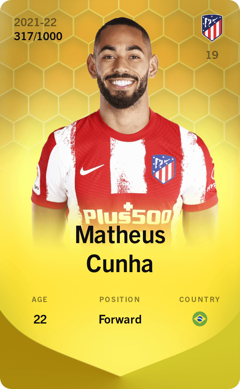 Matheus Cunha 2021-22 • Limited 317/1000