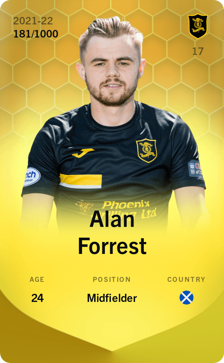 Alan Forrest 2021-22 • Limited 181/1000