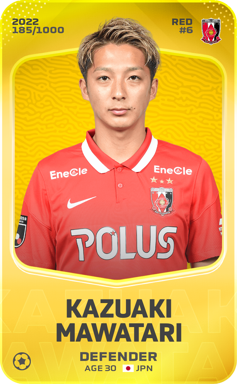 Sorare - Sorare Official - Kazuaki Mawatari 2022-23 • Limited 185/1000 - NFT # 87794543094948346999106333185317345038200096607040303439338912727732760425115