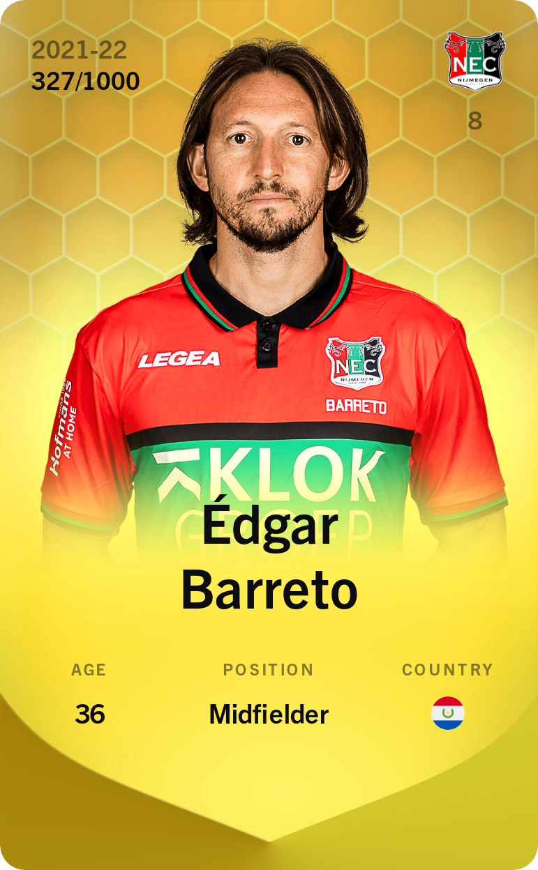 Édgar Barreto 2021-22 • Limited 327/1000
