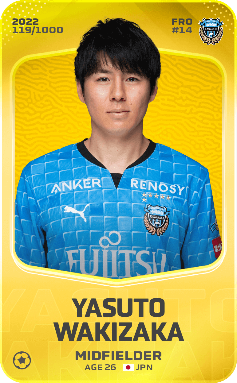 Yasuto Wakizaka 2022-23 • Limited 119/1000