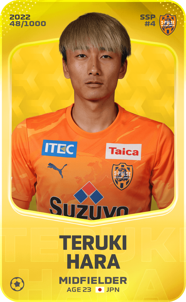 Teruki Hara 2022-23 • Limited 48/1000