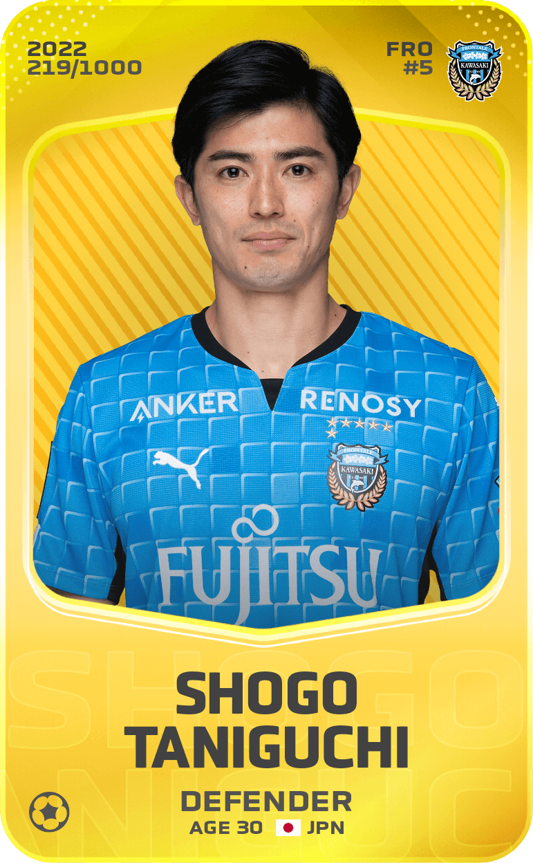 Shogo Taniguchi 2022-23 • Limited 219/1000