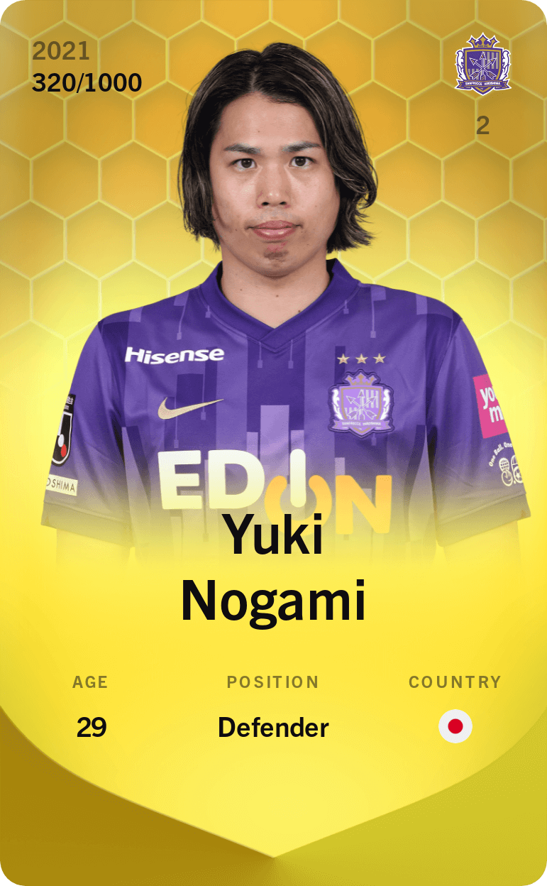 Yuki Nogami 2021-22 • Limited 320/1000