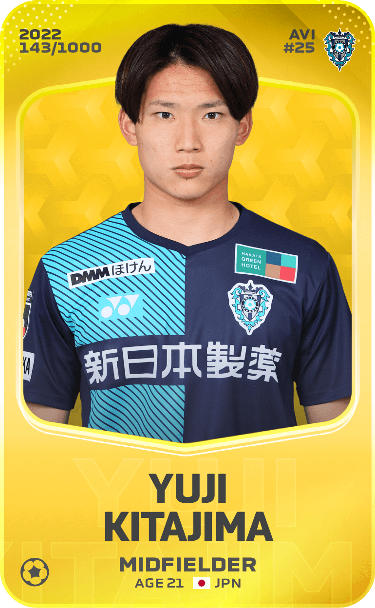 Yuji Kitajima 2022-23 • Limited 143/1000