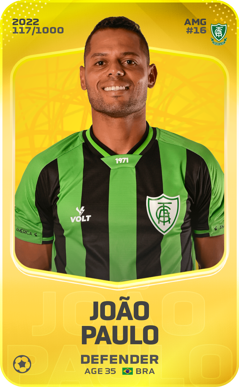 Sorare - Sorare Official - João Paulo 2022-23 • Limited 117/1000 - NFT # 19776905279518265827840798171333484985431864450669390206918564189695164292129