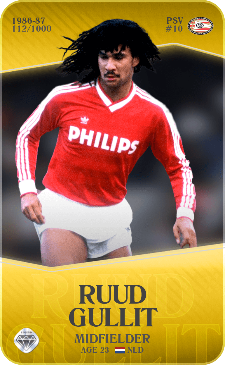 Ruud Gullit 1986-87 • Limited 112/1000
