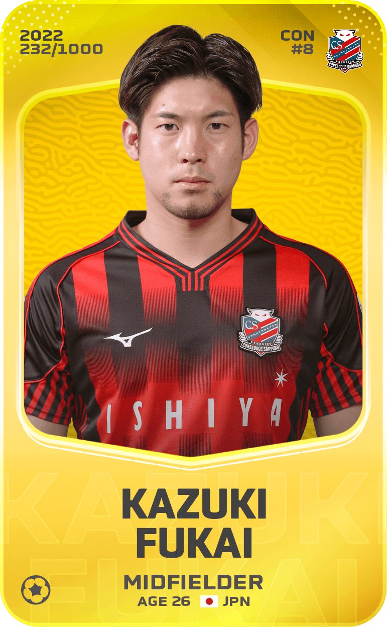 Kazuki Fukai 2022-23 • Limited 232/1000
