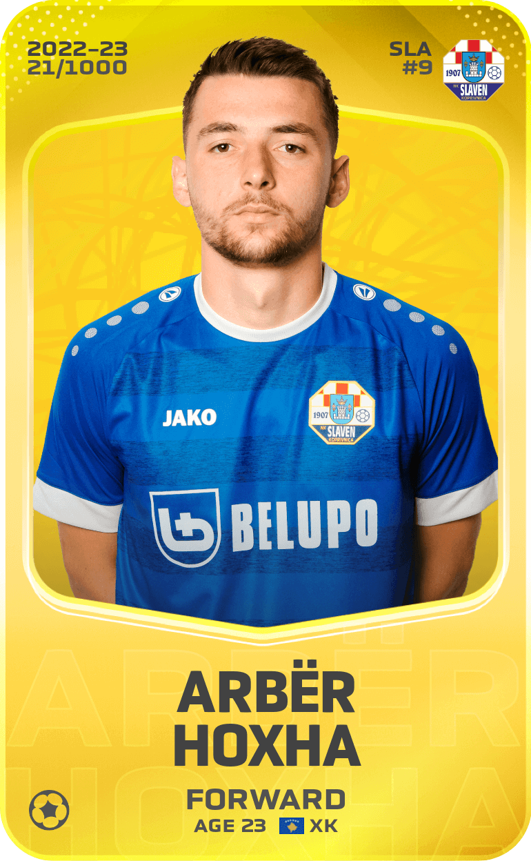 Arbër Hoxha 2022-23 • Limited 21/1000