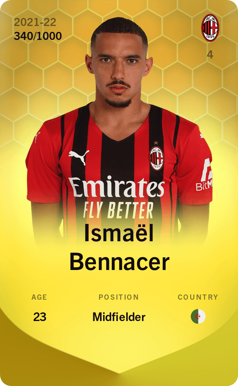 Ismaël Bennacer 2021-22 • Limited 340/1000