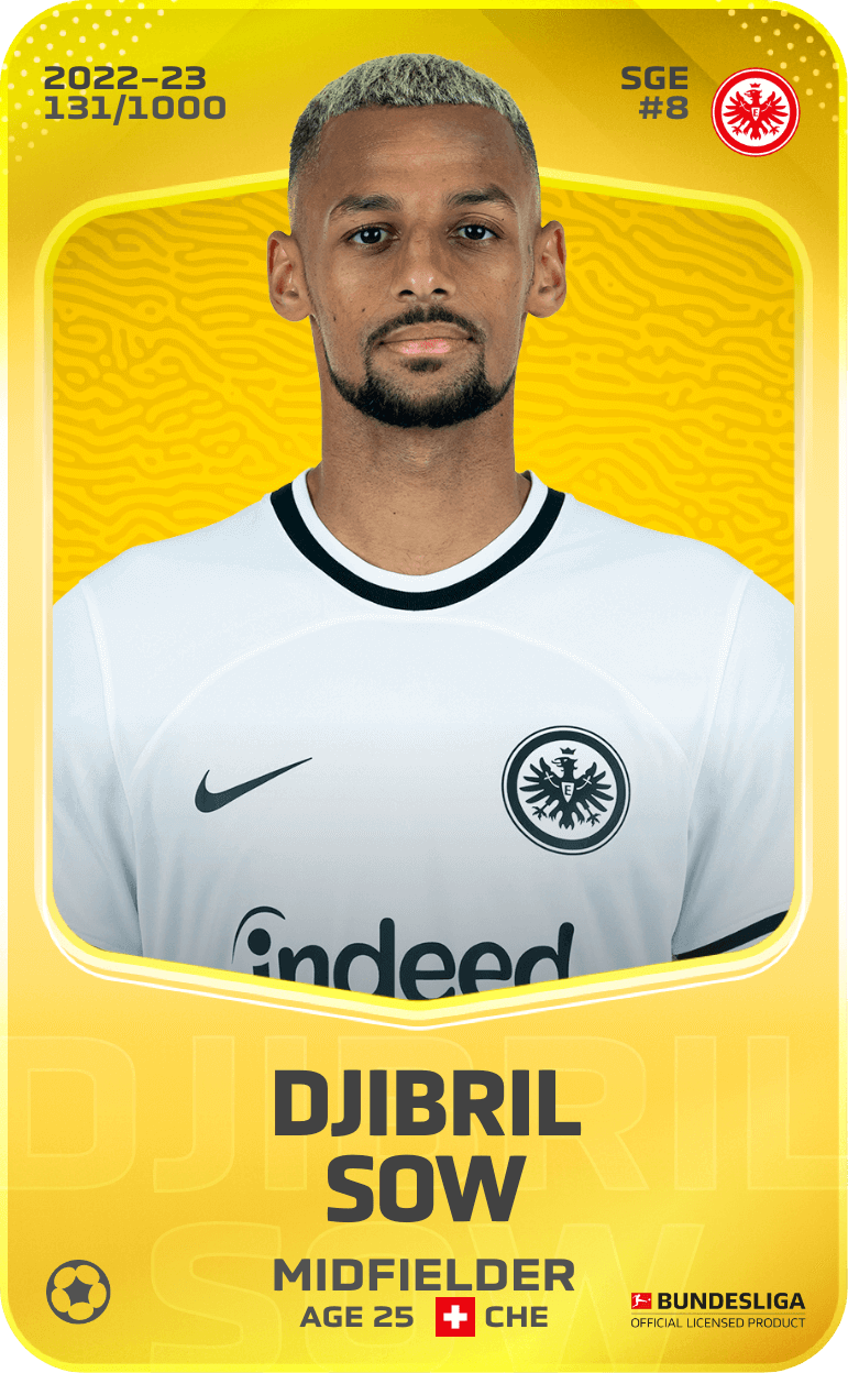 Djibril Sow 2022-23 • Limited 131/1000