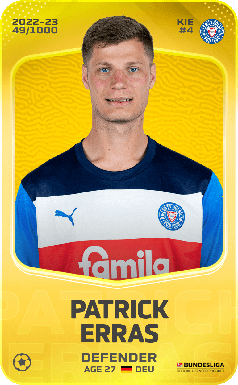 Patrick Erras 2022-23 • Limited 49/1000