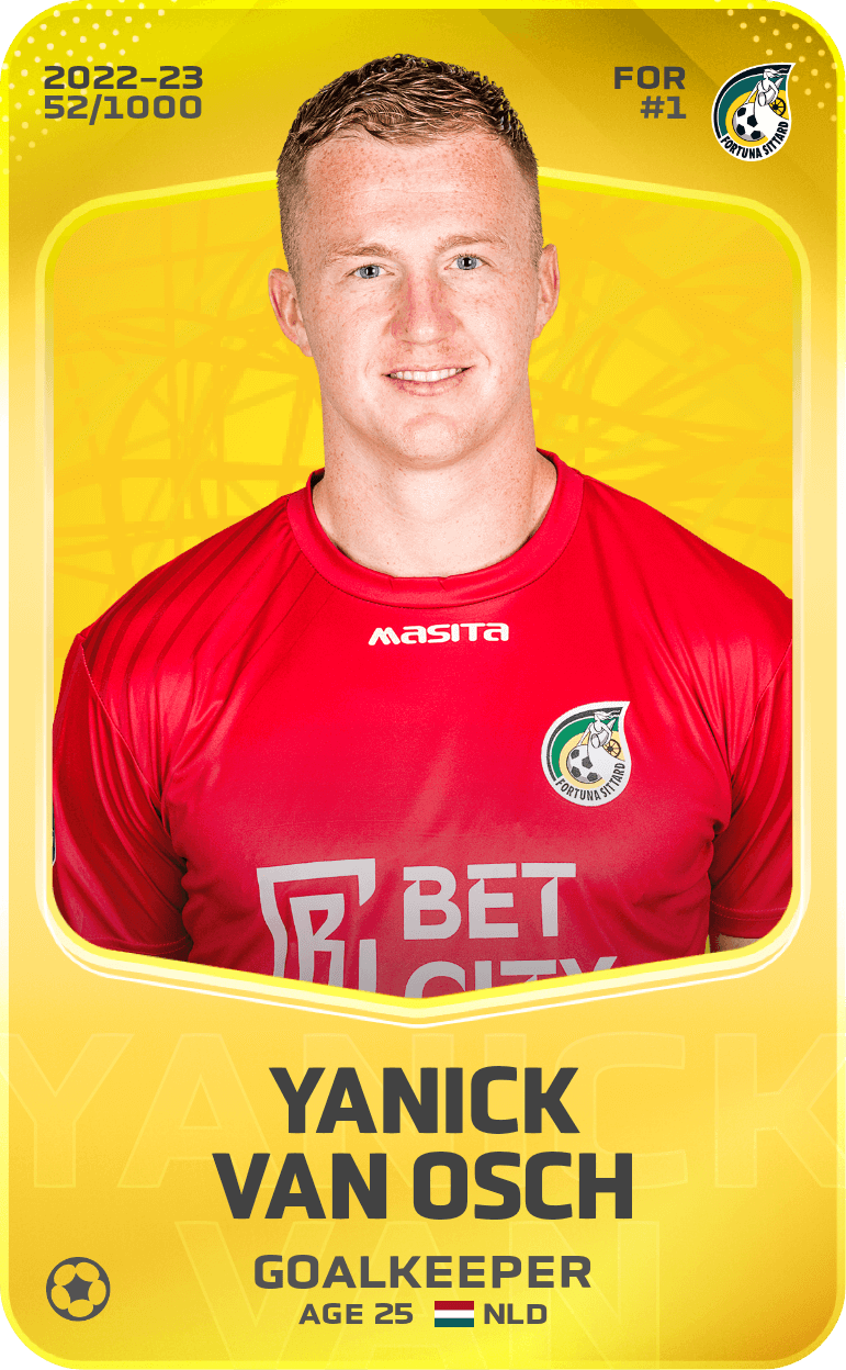Yanick van Osch 2022-23 • Limited 52/1000