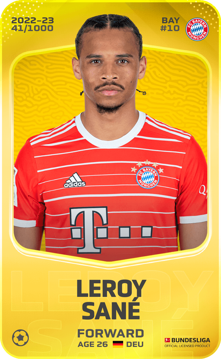 Leroy Sané 2022-23 • Limited 41/1000