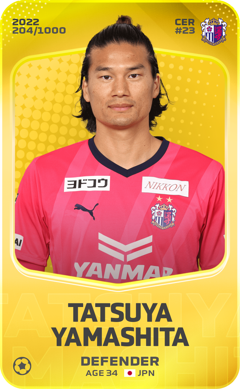 Sorare - Sorare Official - Tatsuya Yamashita 2022-23 • Limited 204/1000 - NFT # 44017382773965548315121963241015664985533718947048472885315476434990367317989