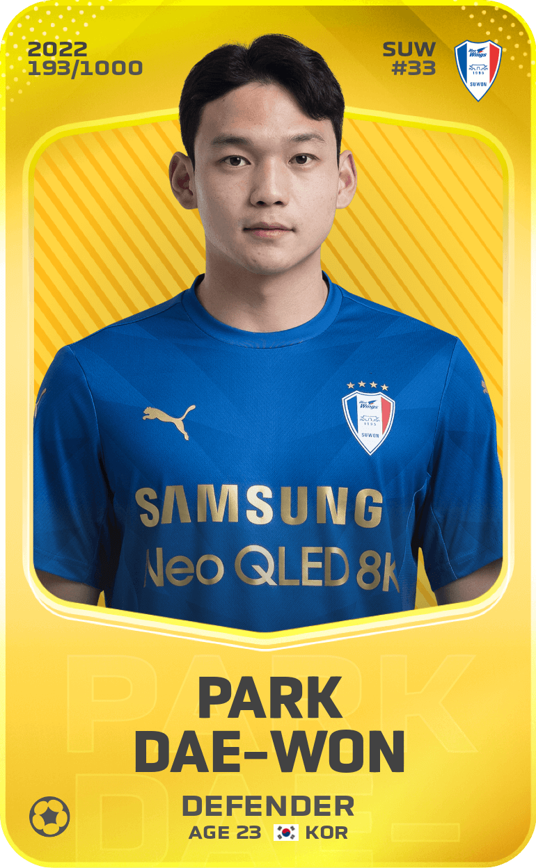 Park Dae-Won 2022-23 • Limited 193/1000