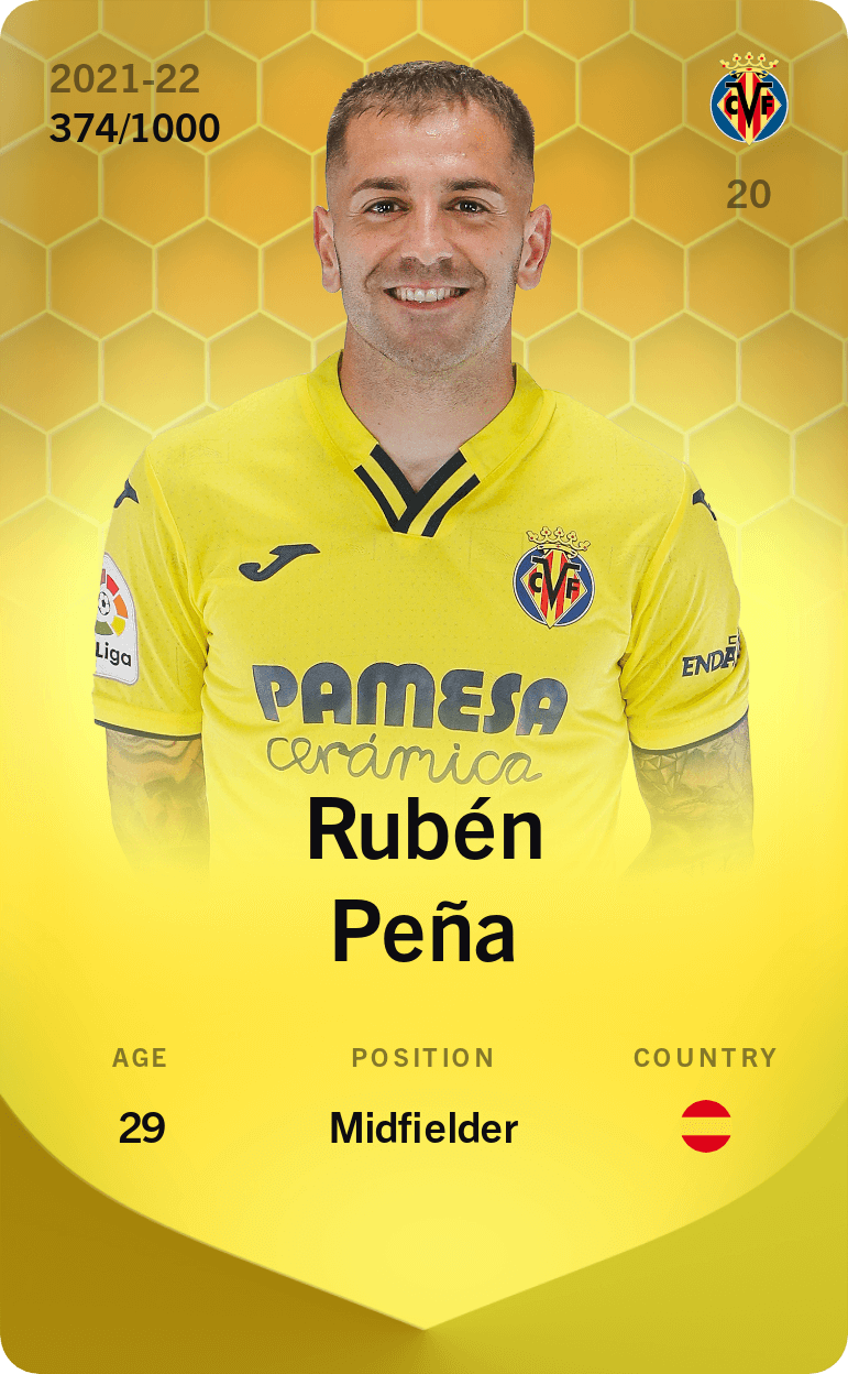 Rubén Peña 2021-22 • Limited 374/1000