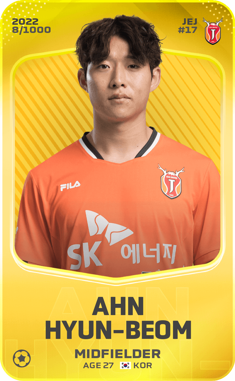 Ahn Hyun-Beom 2022-23 • Limited 8/1000